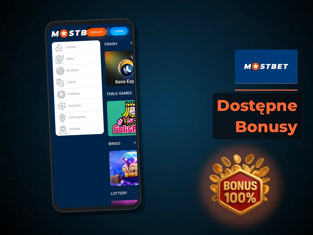 mostbet - Dostępne Bonusy
