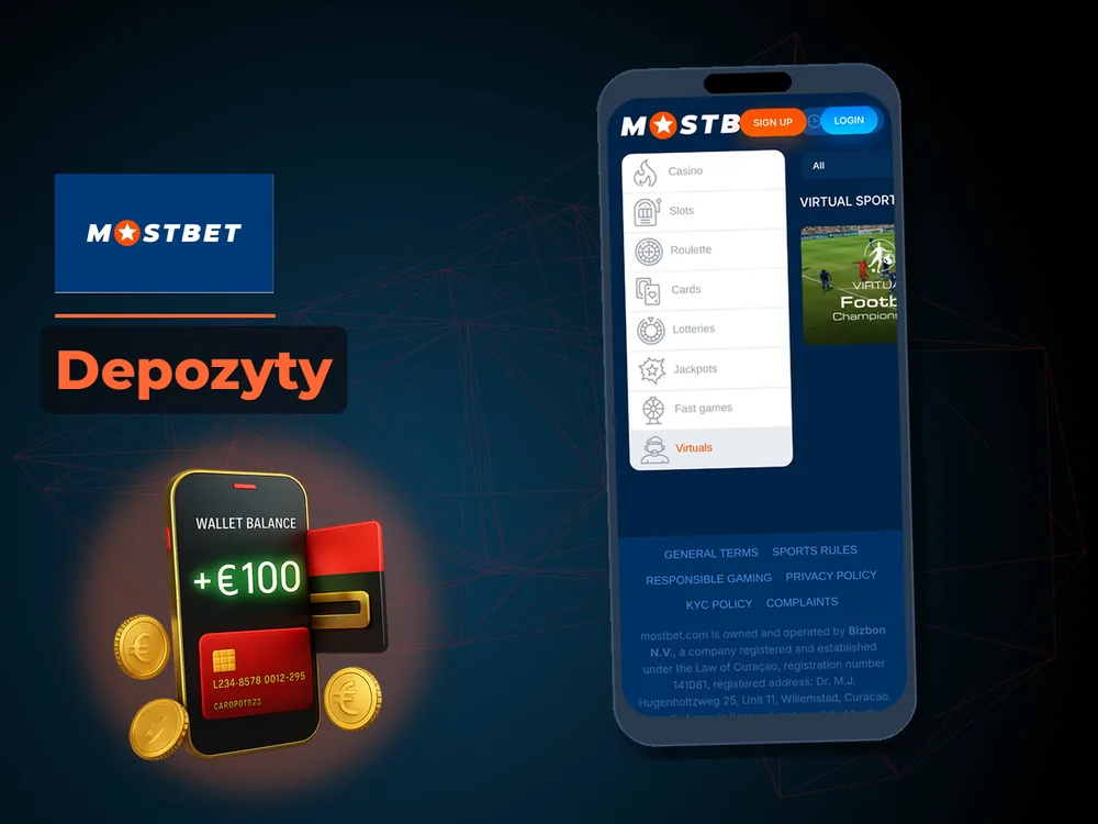 mostbet - Depozyty