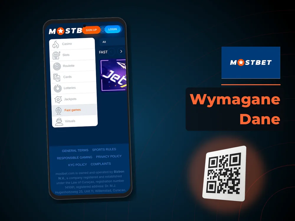 mostbet - Wymagane Dane