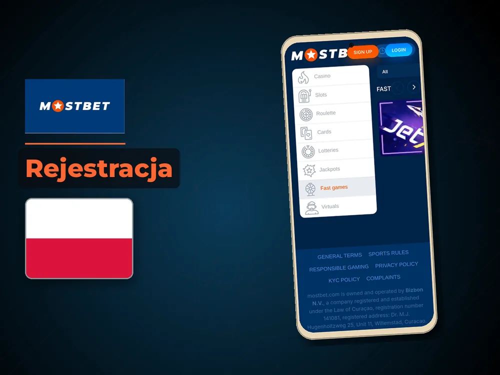 mostbet - Rejestracja