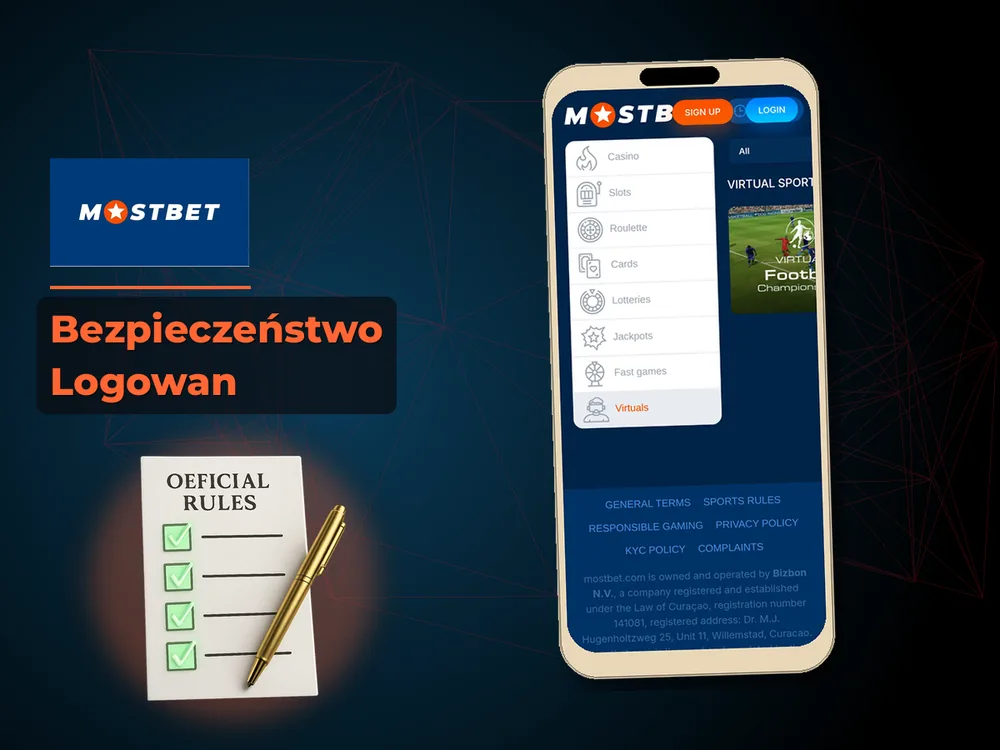 mostbet - Bezpieczeństwo Logowan