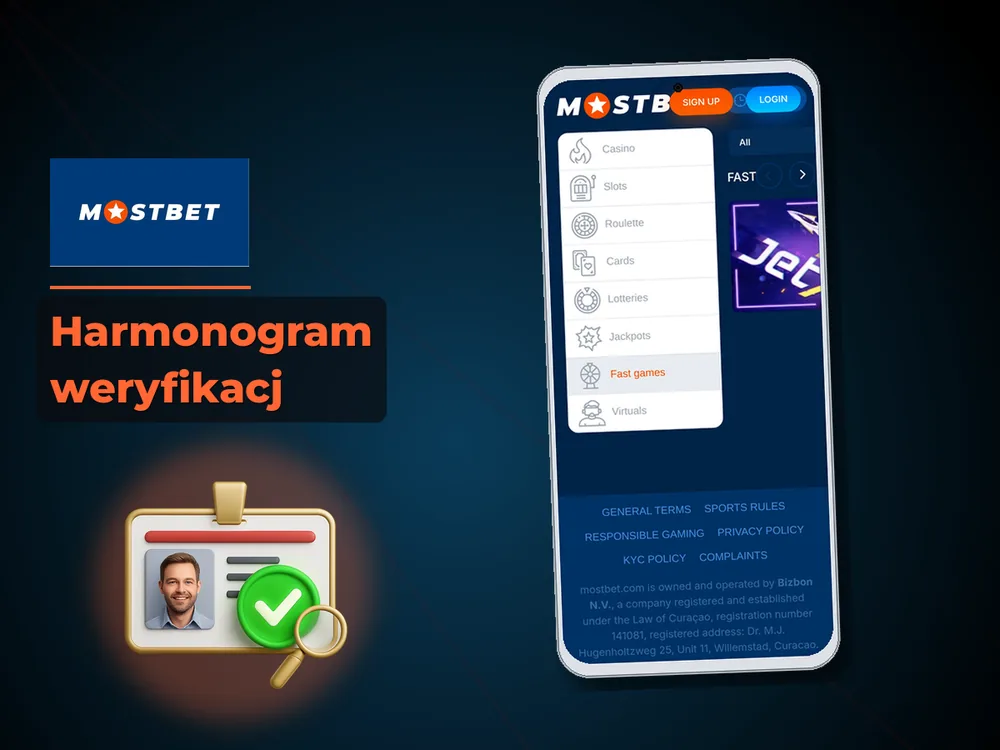 mostbet - Harmonogram weryfikacj