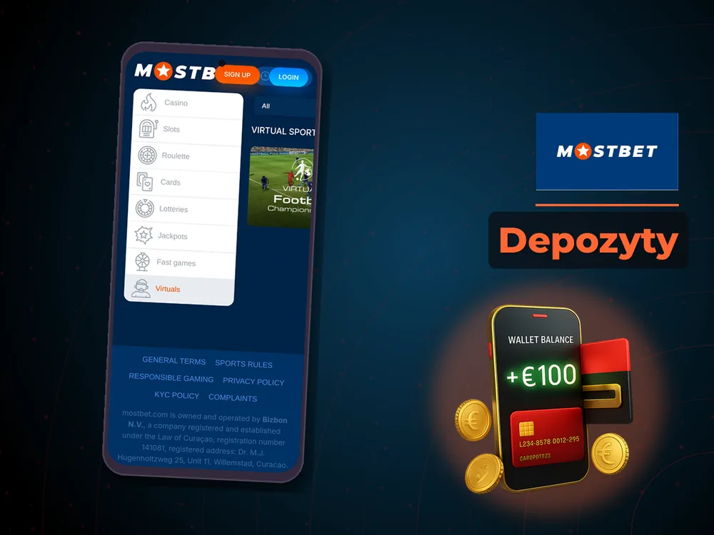 mostbet - Depozyty