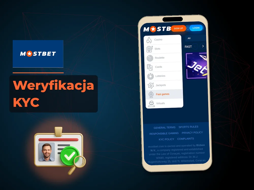 mostbet - Weryfikacja KYC