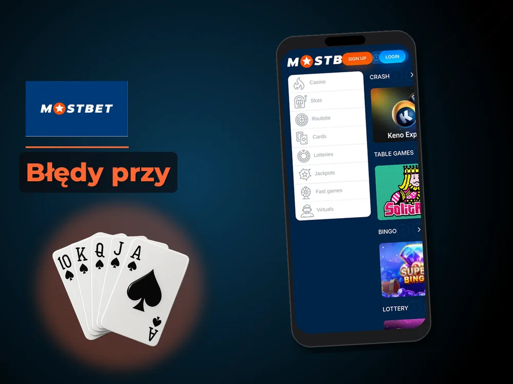 mostbet - Błędy przy