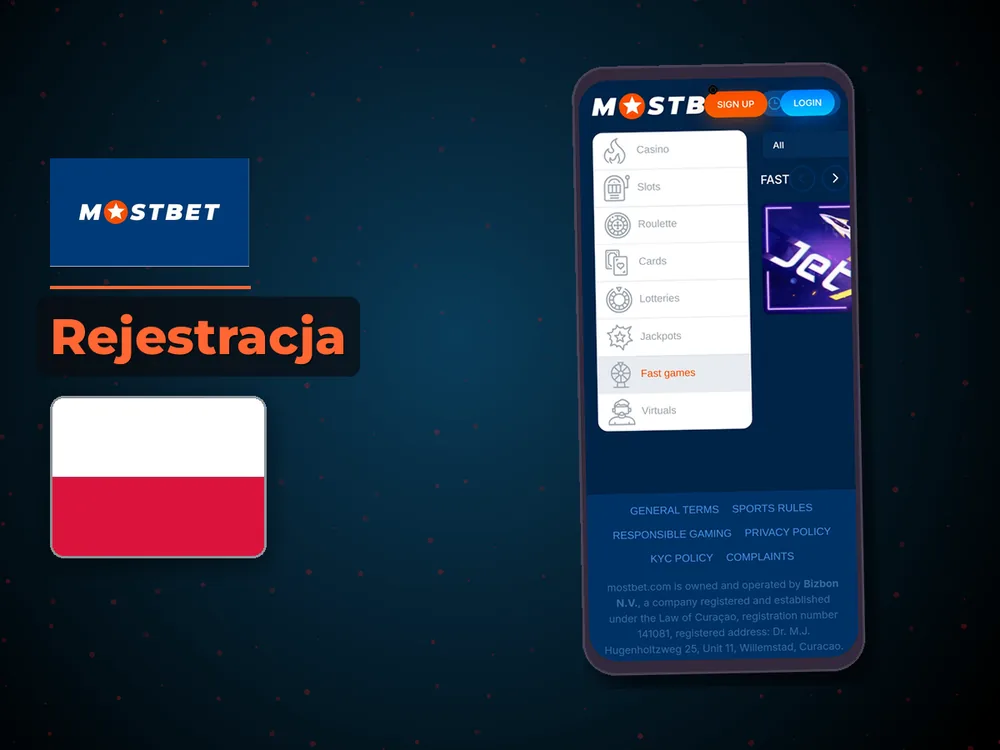 mostbet - Rejestracja