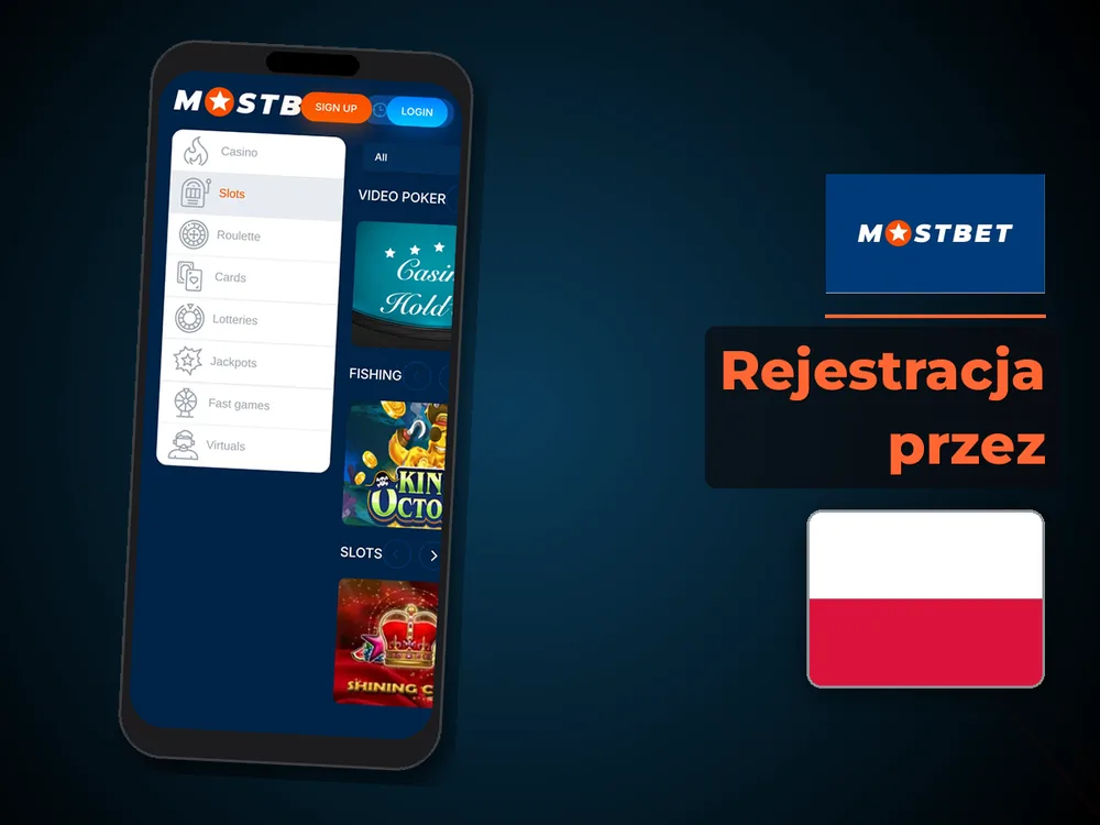 mostbet - Rejestracja przez