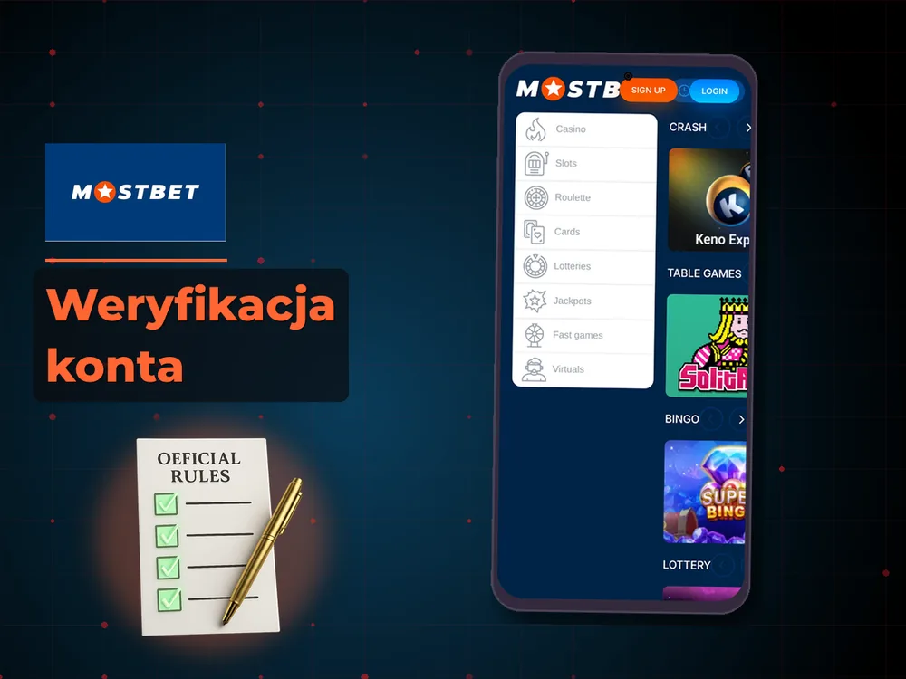 mostbet - Weryfikacja konta