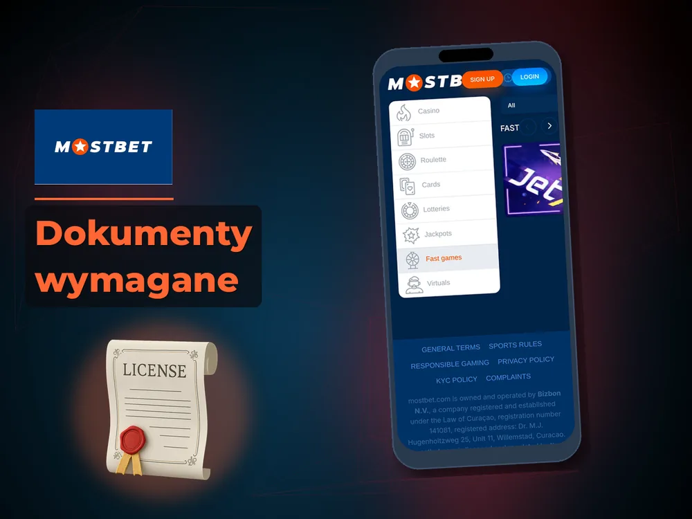 mostbet - Dokumenty wymagane